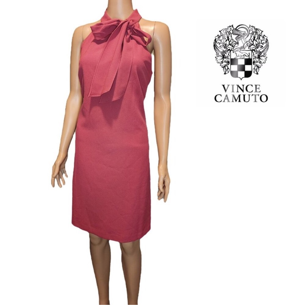 Vince Camuto Rose Halter Midi Dress